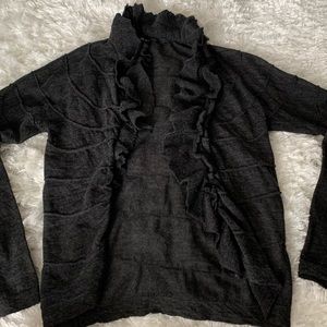 Gray Boss cardigan sweater